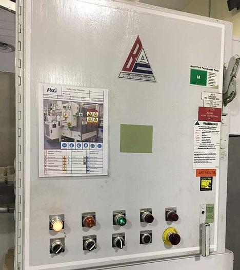 Used 48" BLOAPCO MDL. 3CX-1548H FLOOR MOUNTED SHREDDER CARDBOARD AND CORES