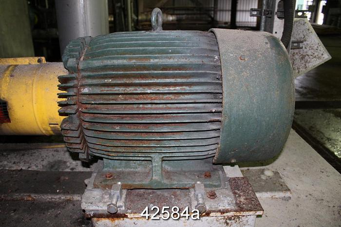 Used Toshiba A/C Motor, 75 Hp, 1800 Rpm, 365T Frame #42584