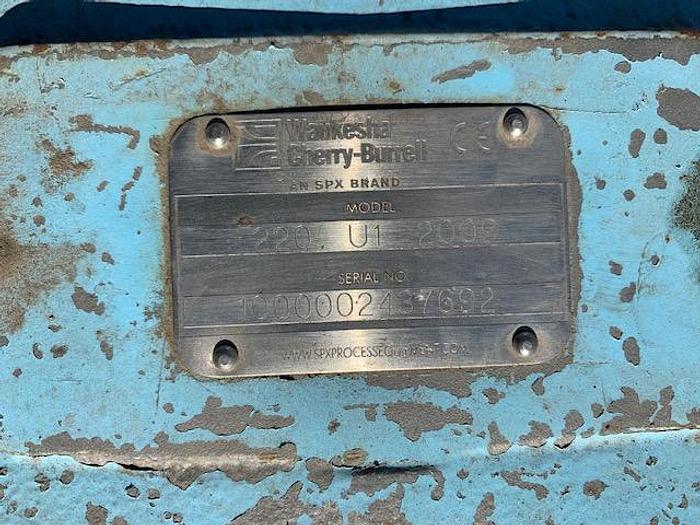 Used Waukesha Model 220 Positive Displacement Pump