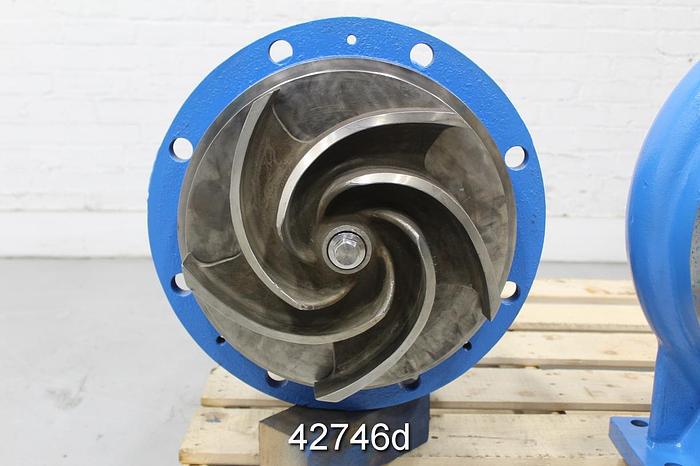 Used Goulds 3175 6x8x14 Pump, Stainless Steel Casing #42746