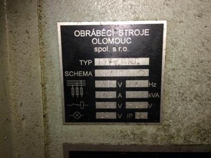 Used 1995 TOS F2V CNC Milling Machine