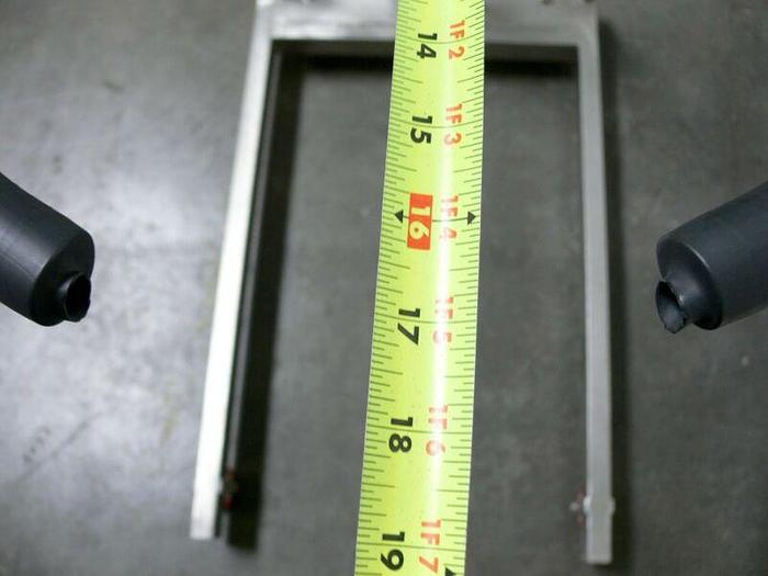 Used Tilting Stainless Steel Lab Glassware Rolling Stand / Clamp