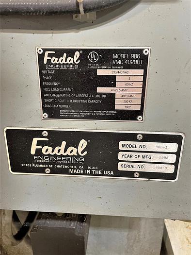 Used 1998 Fadal VMC4020HT