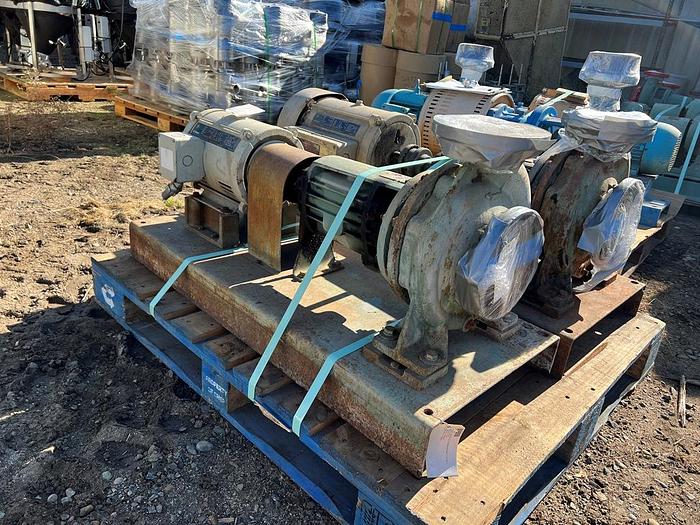 Used Pump, Centrif., 7.5 HP, 3" In / 2.5" Out, TACO, FM Series#C744905