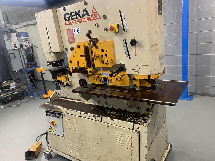 Used Geka HYDRACROP HYD -70 Ton 2 Cylinder steelworker