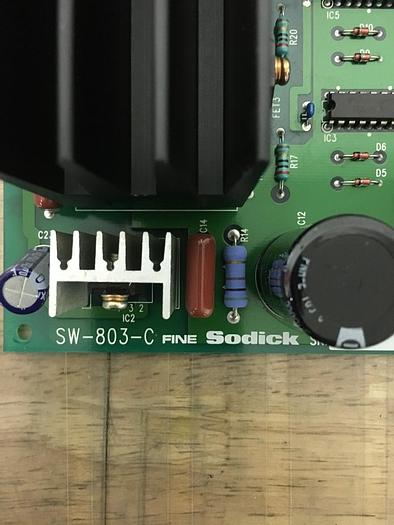 Used Sodick, SW803 P9AVR, PC Board, S/N- I90020, VER 6