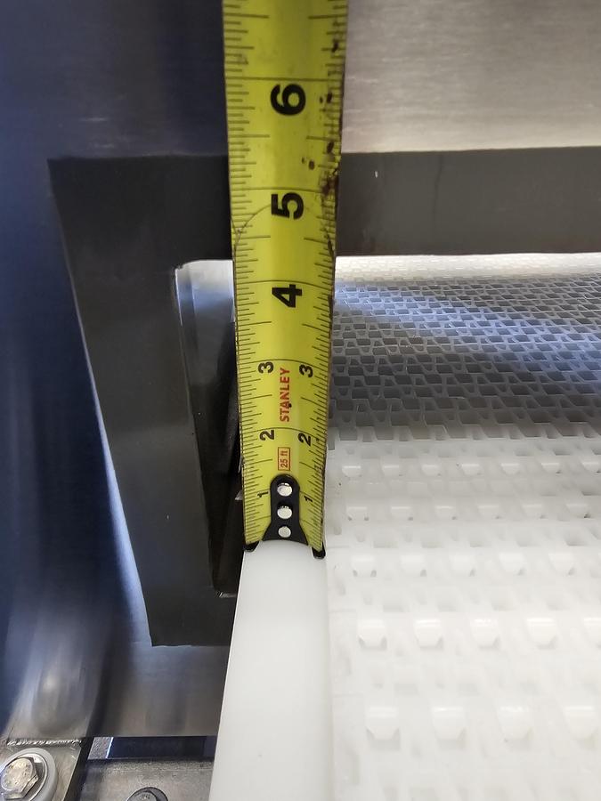 Used Used Fortress Phantom Metal Detector with Belt Conveyor & Pneumatic Rejector