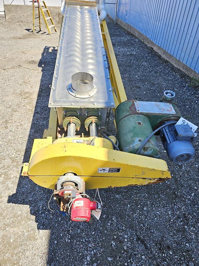 Used Used Holoflite Screw Conveyor/Dryer, 14'' Diameter X 168'' Long