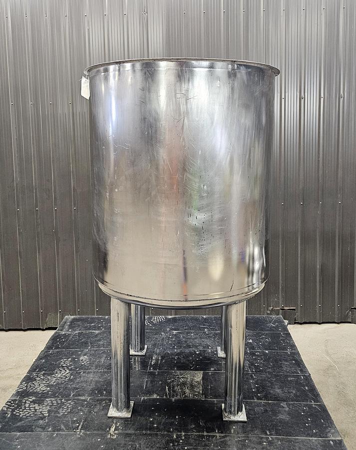 Used Used 275 Gallon Tank, Stainless Steel