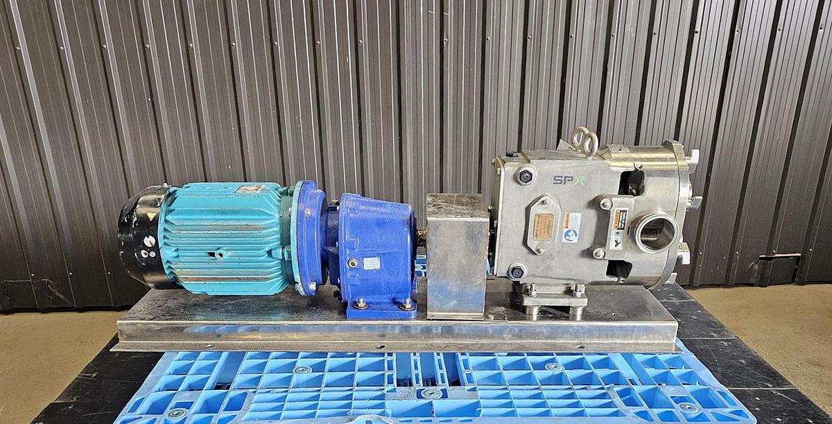 Used Used SPX Rotary Lobe Pump, Model 130-U1, 10 HP