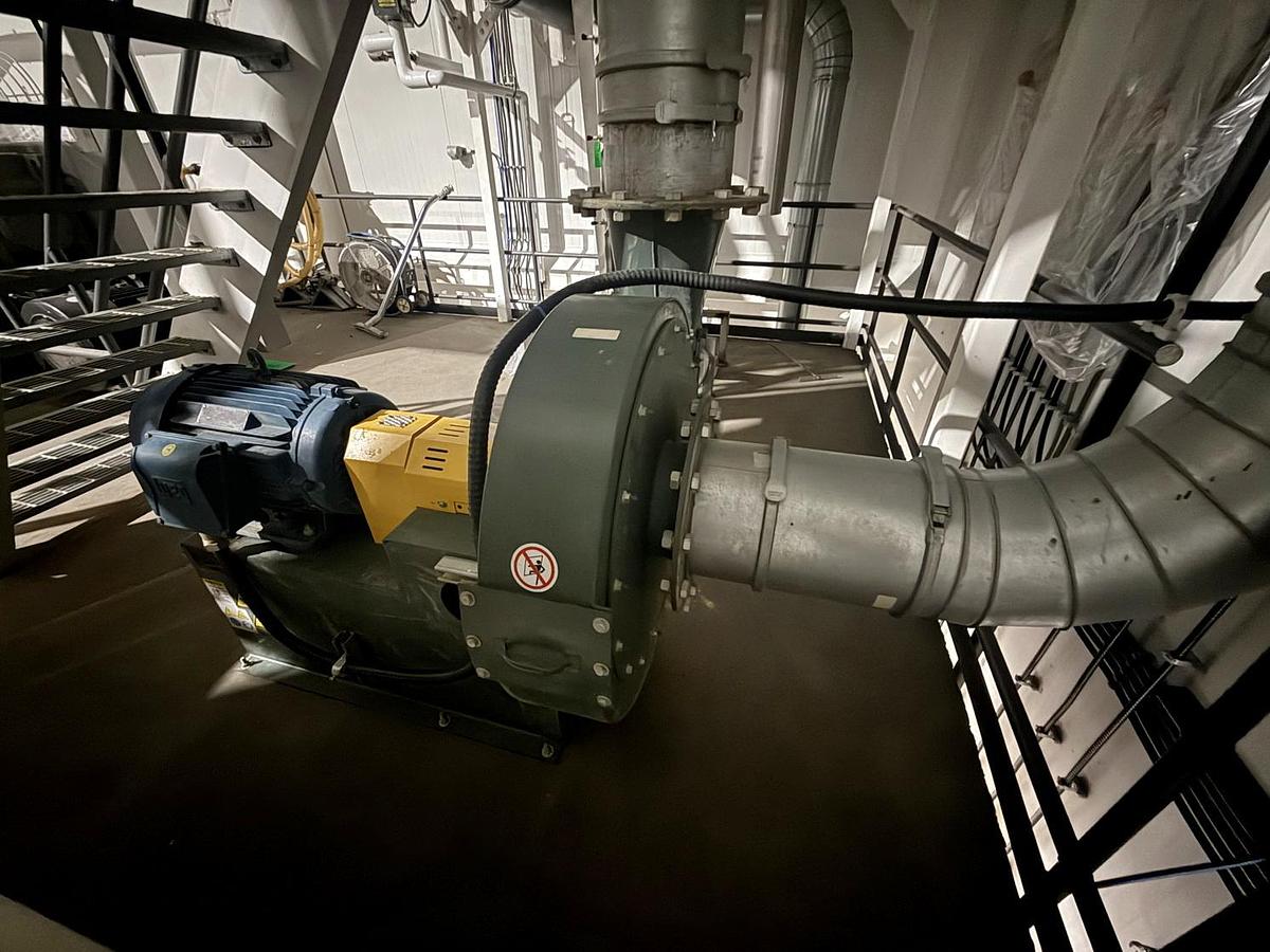 Used Used Kice Venturi Jet Filter, With Rotary Airlock, Cyclone & Fan