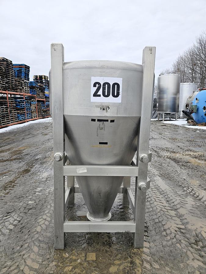 Used Used 310 Gallon Tank (Tote), Stainless Steel