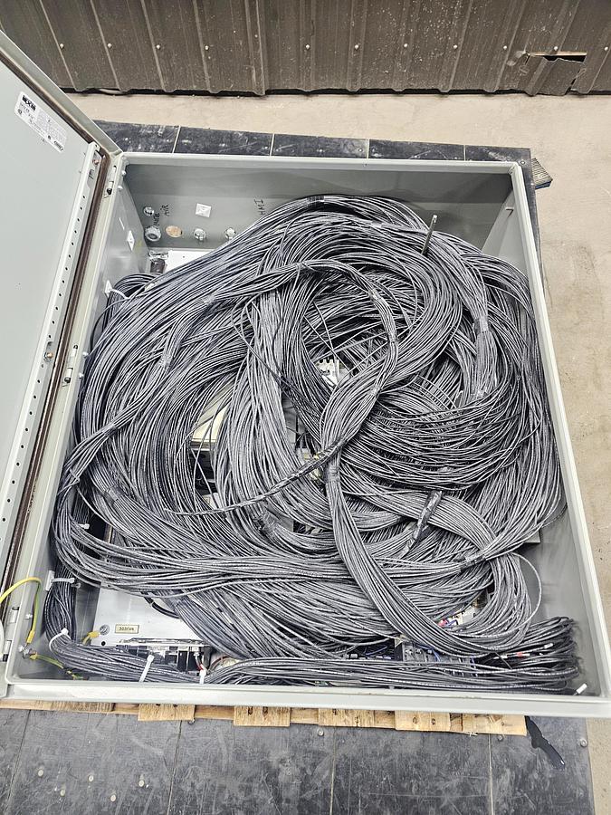 Used Used A&M Process Equipment Double Cone Blender, With Safety cage