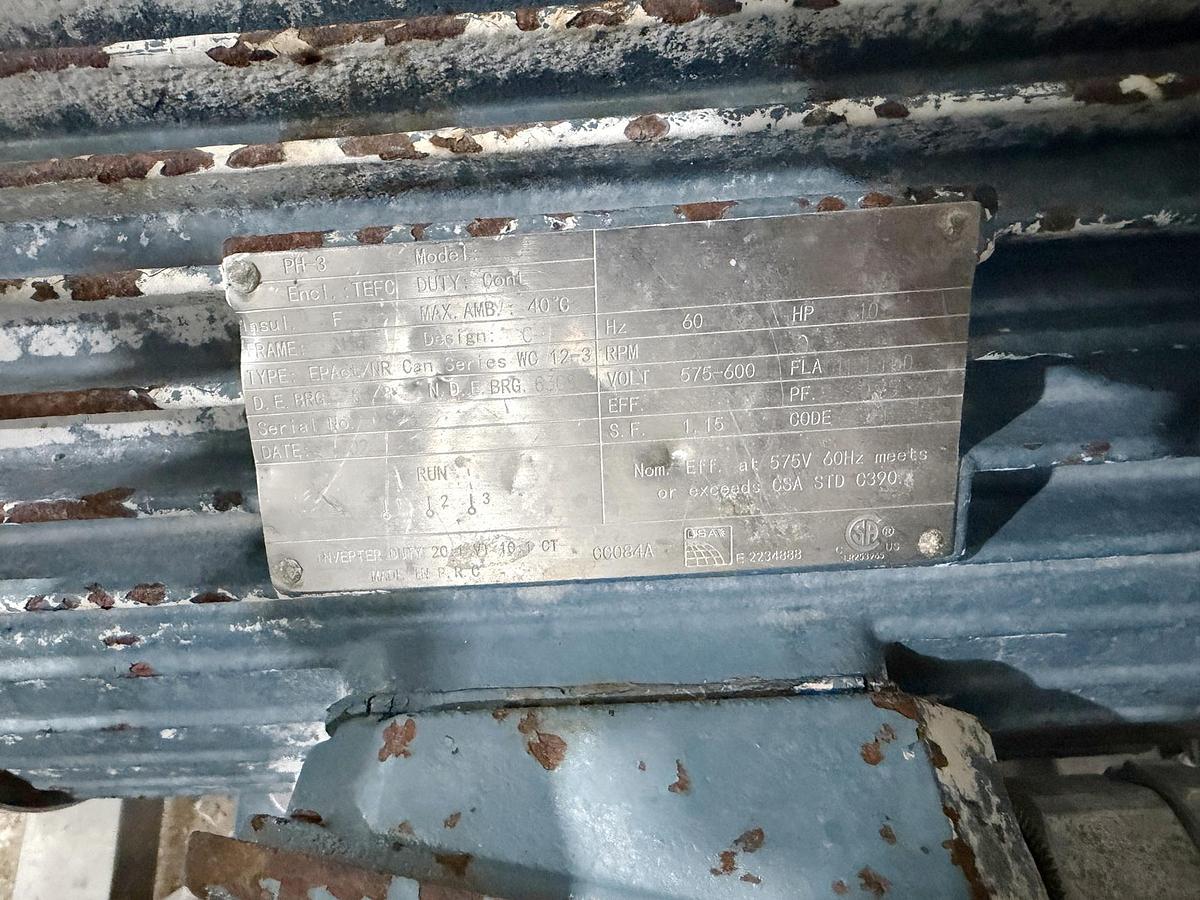 Used Used 13,208 Gallon Tank, 304 Stainless Steel, With Heat Exchanger & Pump