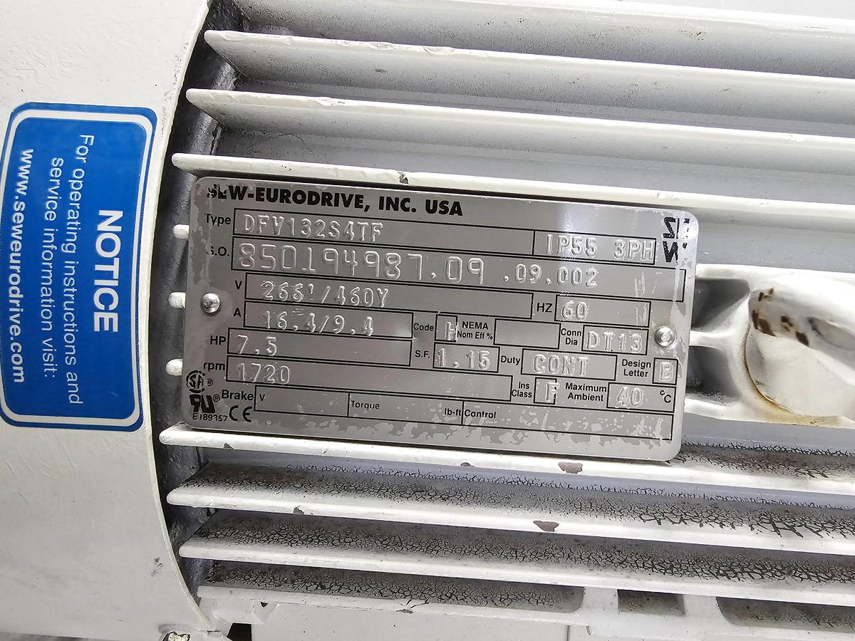 Used Used Sine Lobe Pump, Model 135, with Scale