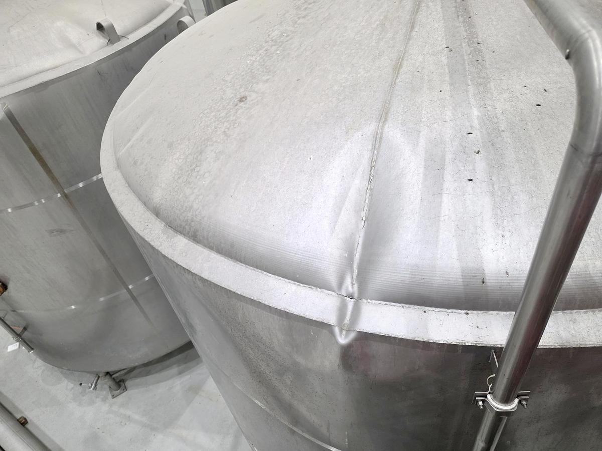 Used Used 7500 Gallon DCI Jacketed Tank, 304 Stainless Steel