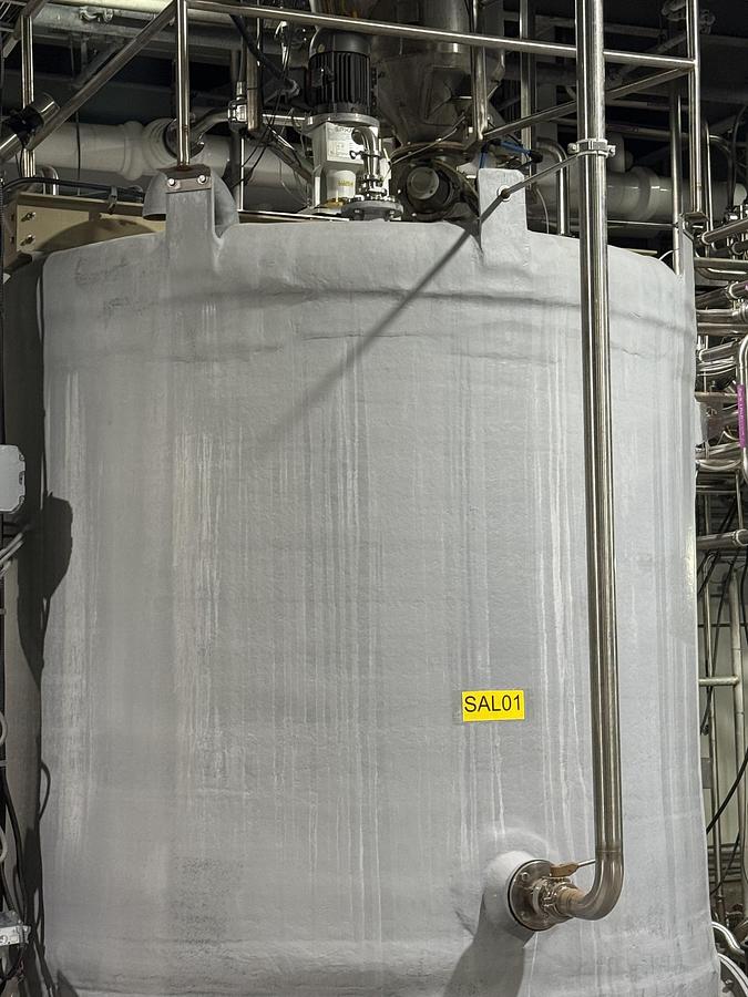 Used Used 3528 Gallon Tank, Fiberglass Reinforced Plastic Water Tank