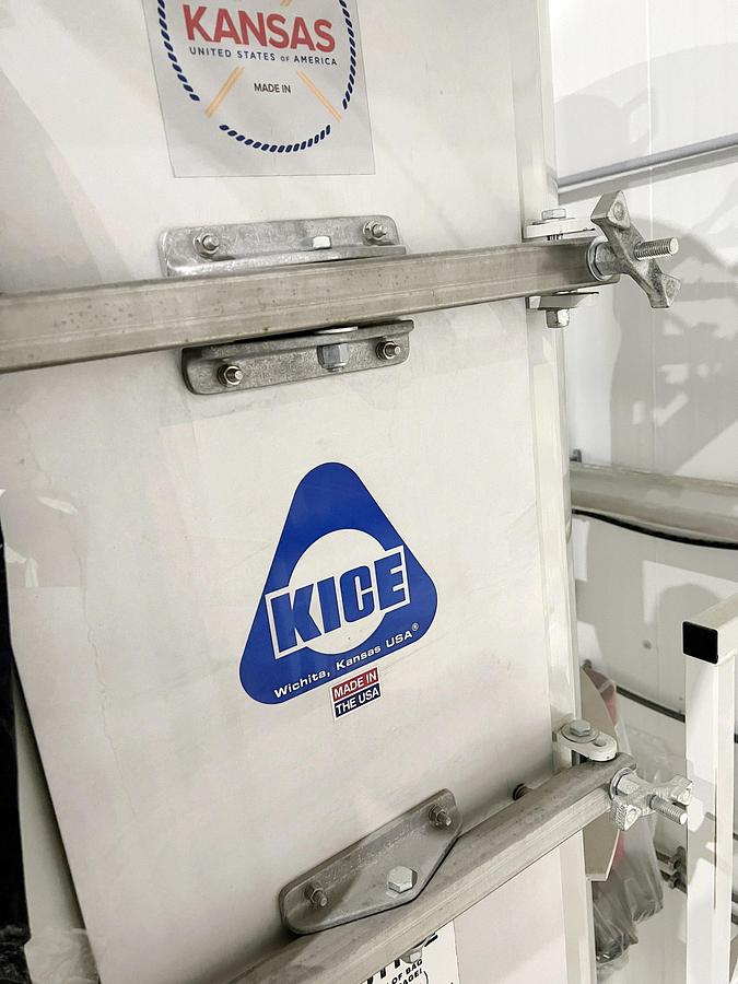 Used Used Kice XP Venturi Jet Filter, With Rotary Airlock & Fan