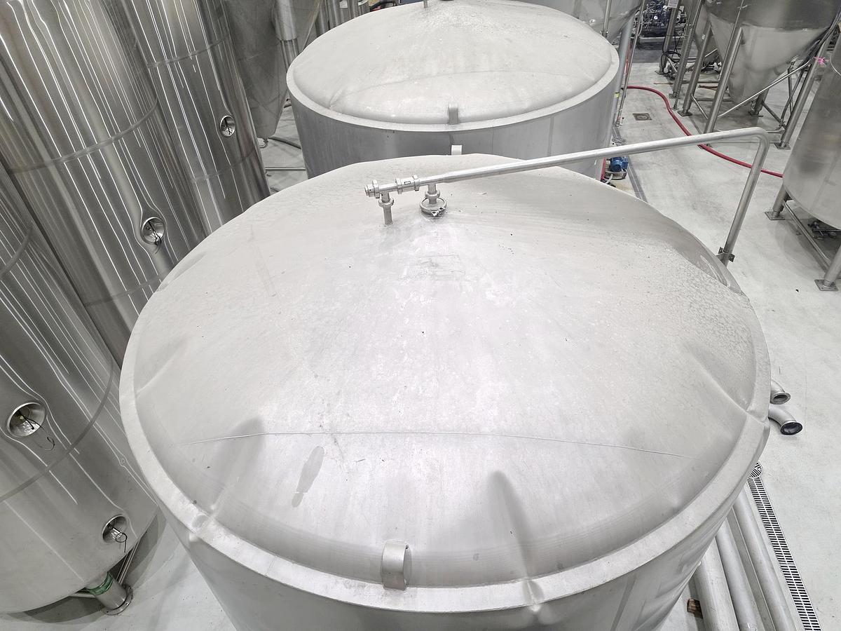 Used Used 7500 Gallon DCI Jacketed Tank, 304 Stainless Steel