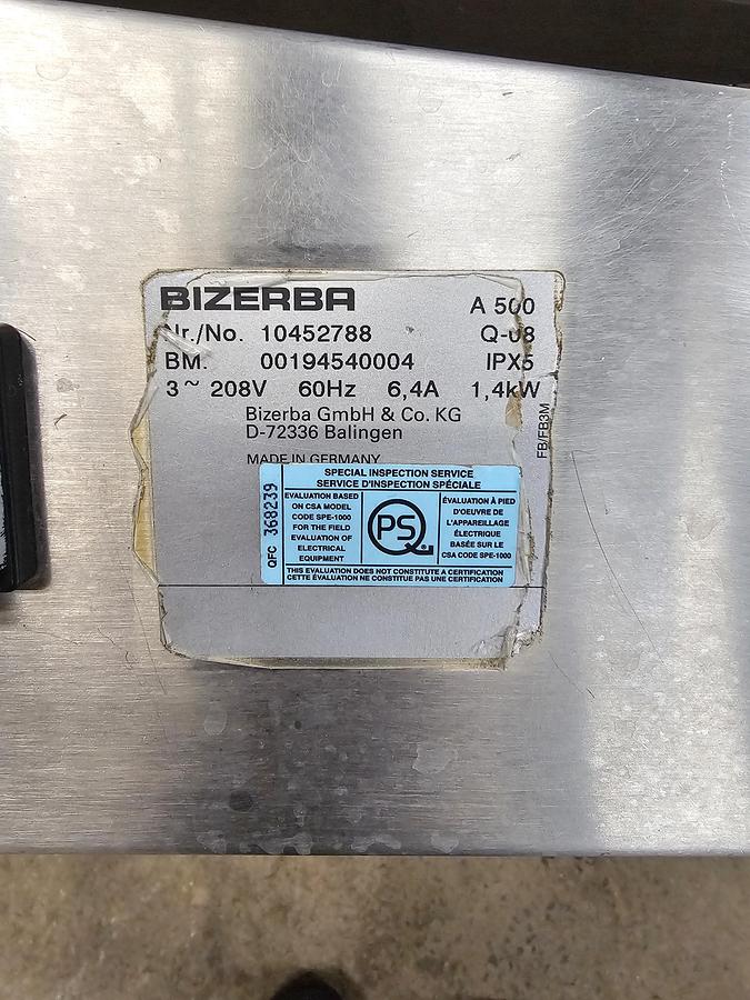 Used Bizerba Silcer