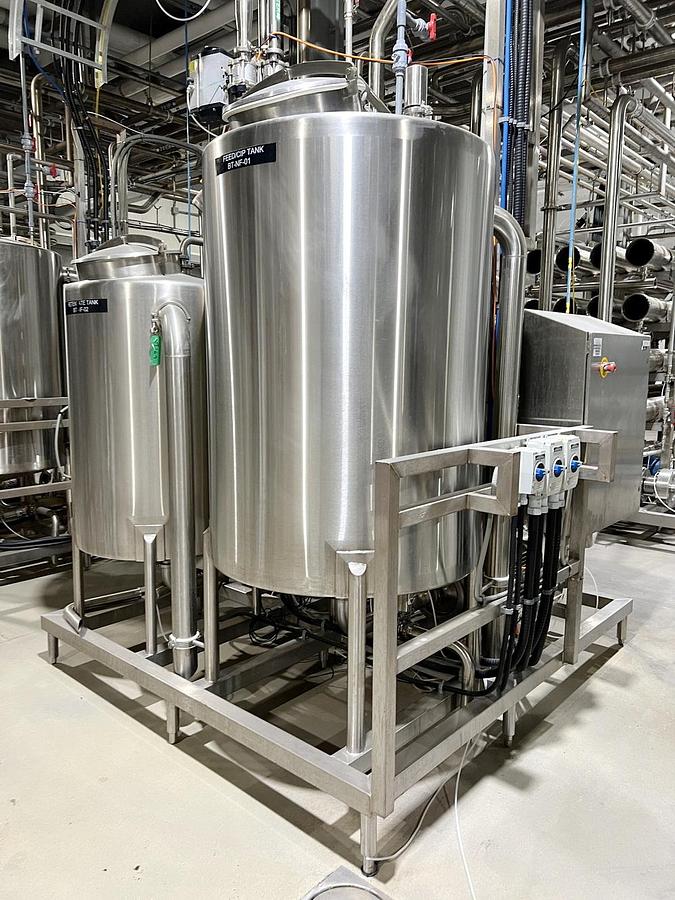 Used Used 4 Stage Nano Filtration System, With Pumps, Heat Exchanger, Tanks