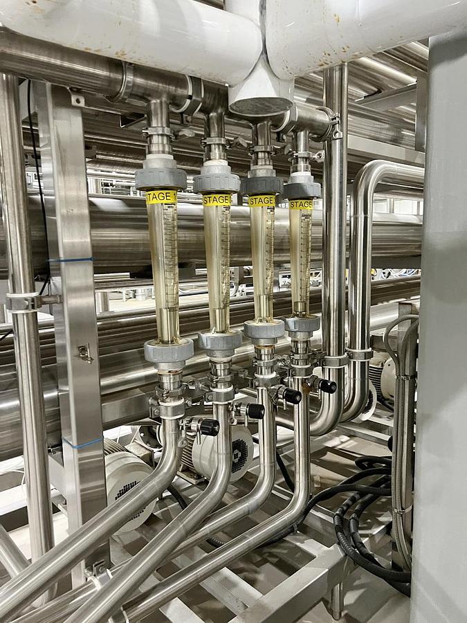 Used Used 4 Stage Nano Filtration System, With Pumps, Heat Exchanger, Tanks