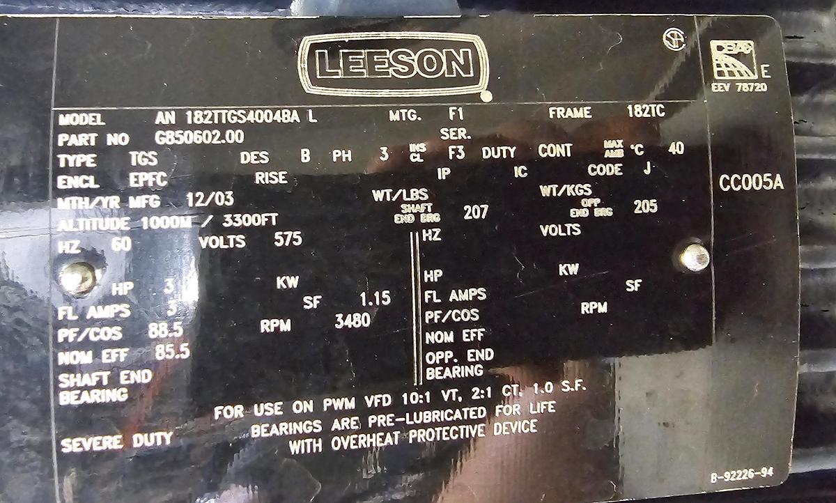 Used Used Airex Dust Collector, With 3 HP Fan