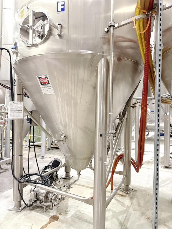 Used Used 6000 Gallon Feldmeier Jacketed Tank (Reactor), 304 Stainless Steel