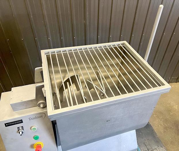 Used USED DADAUX STAINLESS STEEL TILTING PADDLE BLENDER, 7 CUBIC FEET