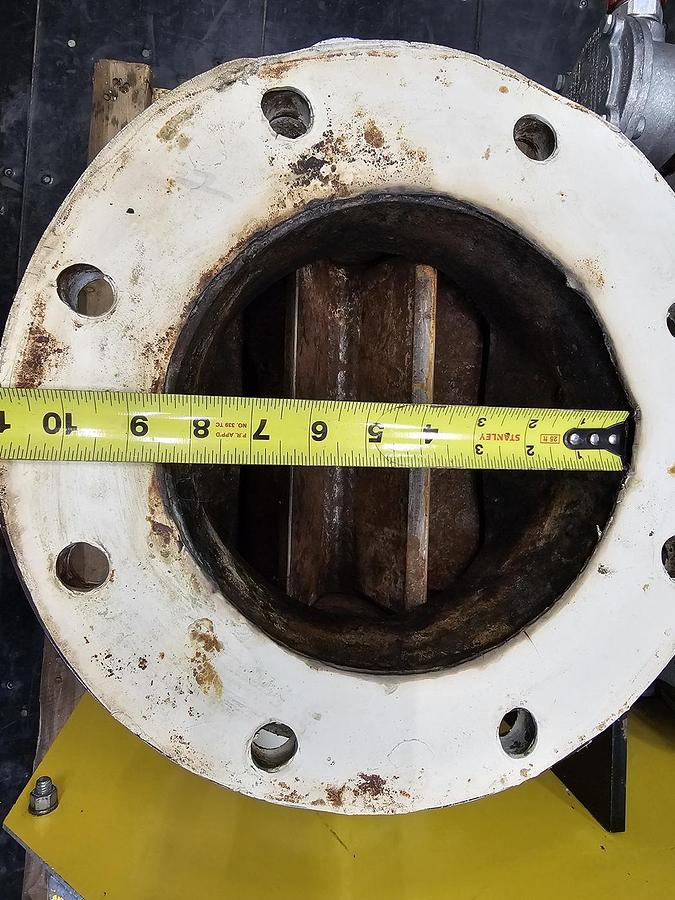 Used Used Semco Rotary Air Lock Valve, 8" X 8"