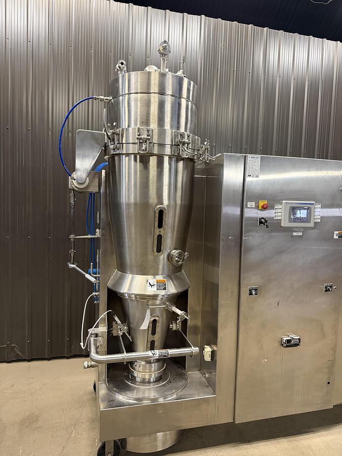 Used Used Fluid Air Fluid Bed Dryer / Granulator, Model 20L