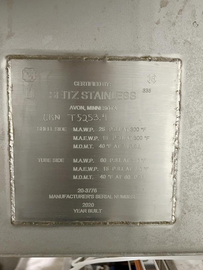 Used Used Caloris MVR Heated Forced Circulation Evaporator System