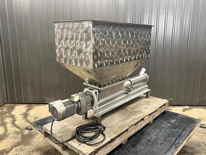 Used USED SEEPEX PROGRESSIVE CAVITY PUMP, STAINLESS STEEL, SANITARY