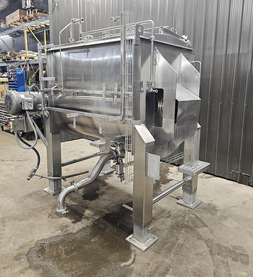 Used ANTO SEE NOTES - Harry Davis NY - Lot 217 - 400 Gal Feldmeier Ribbon Mix Tank