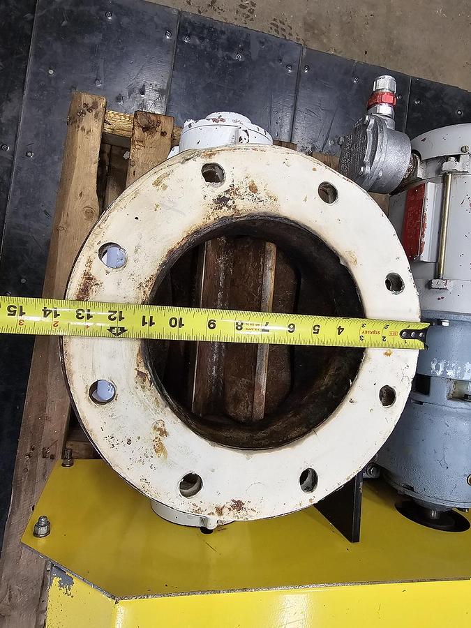 Used Used Semco Rotary Air Lock Valve, 8" X 8"