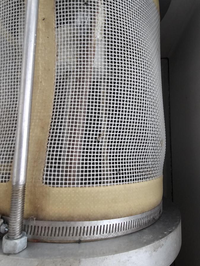 Used Used Shick Centrifugal Sifter with Rotary Valve & Dust Collector