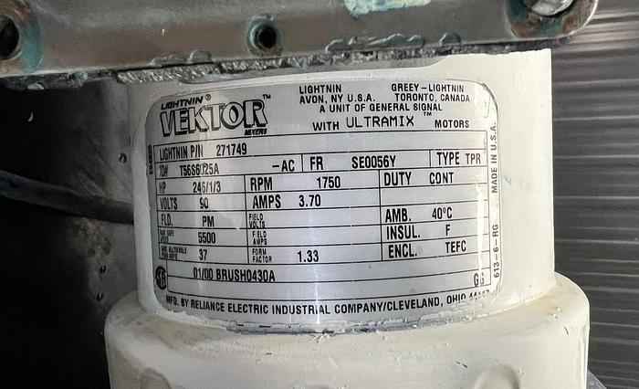 Used USED VEKTOR CLAMP-ON MIXER, 0.3 HP