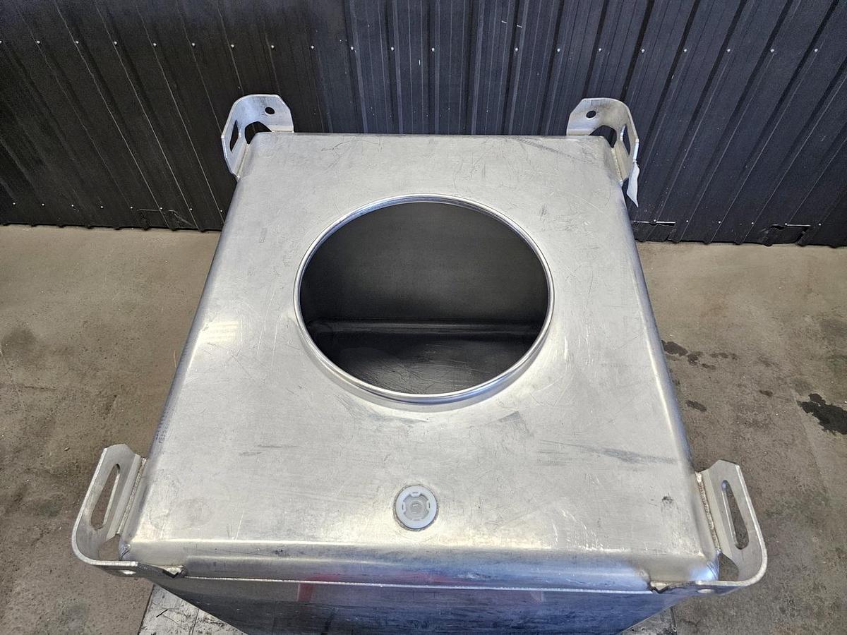 Used Used 350 Gallon IBC Tank (Tote), 304 Stainless Steel