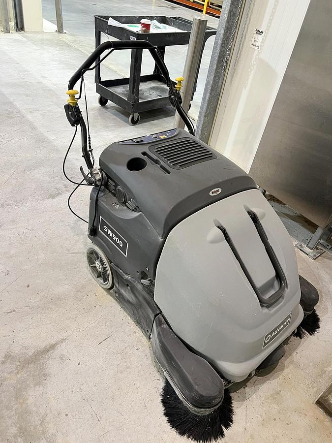 Used Used Nilfisk Advance Floor Sweeper, Model SW900
