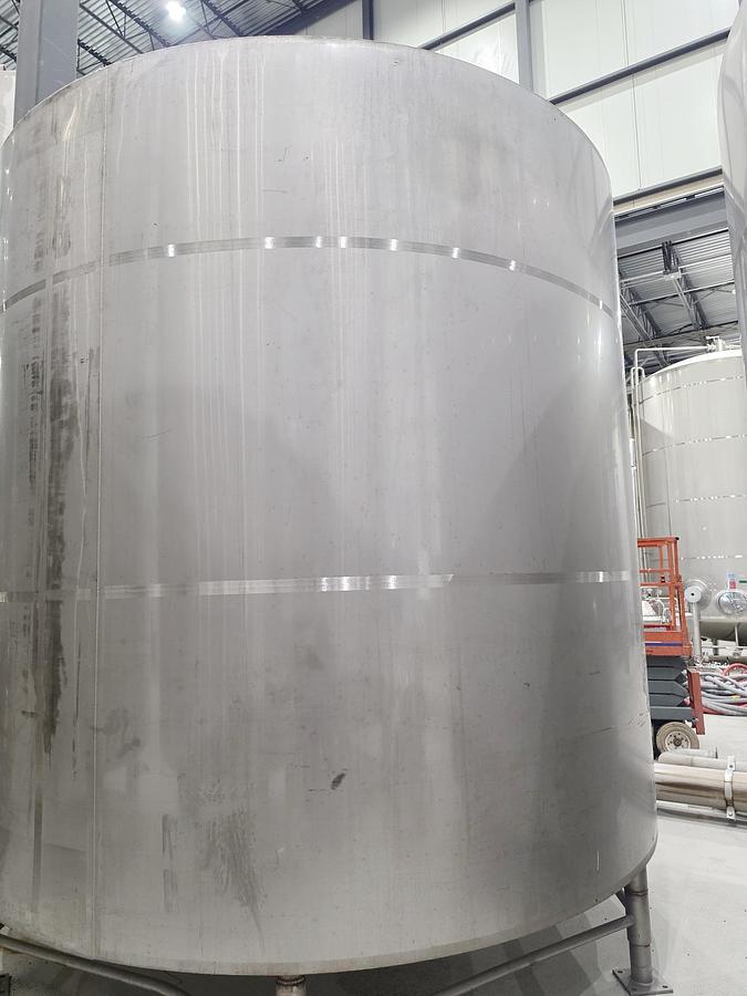 Used Used 7500 Gallon DCI Jacketed Tank, 304 Stainless Steel