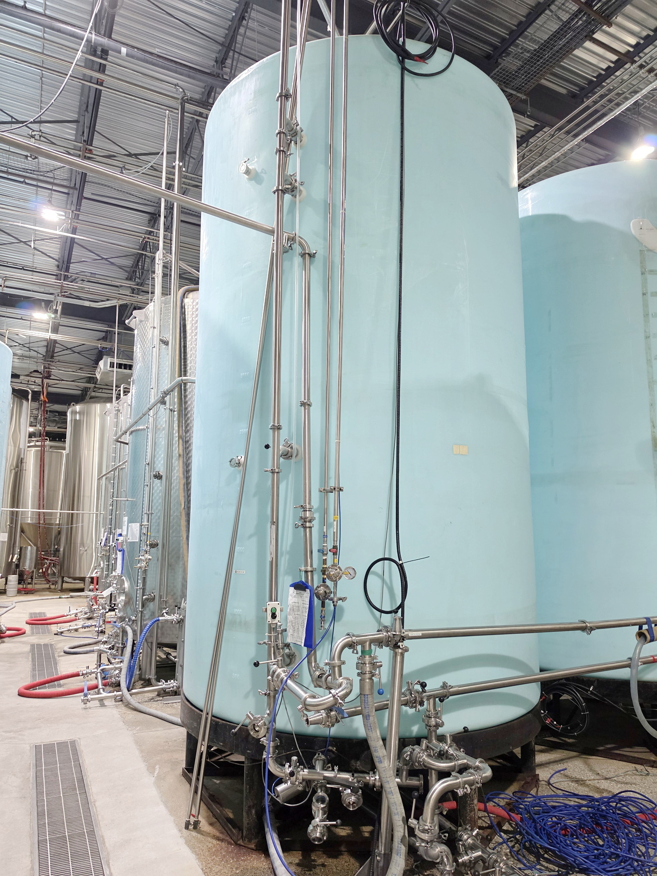 Used Used 6000 Gallon Tank, Reinforced Polypropylene