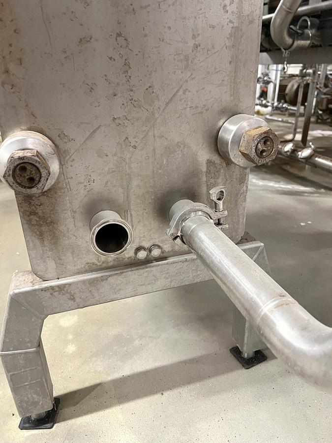 Used Used Alfa Laval Plate Heat Exchanger, Model Front6-FRD, 172.4 Sq.ft