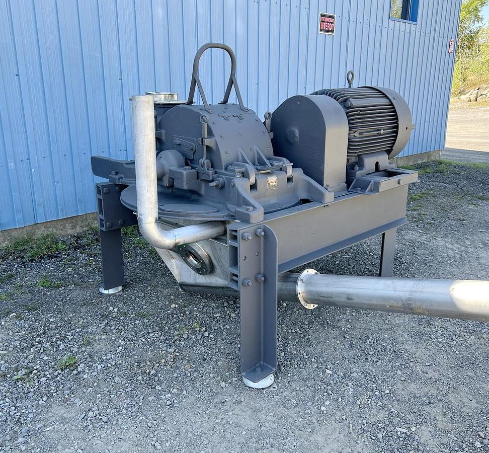 Used Used Mikro Pulverizer Hammermill, Swinging Hammers, 60 HP , With Screw Conveyor
