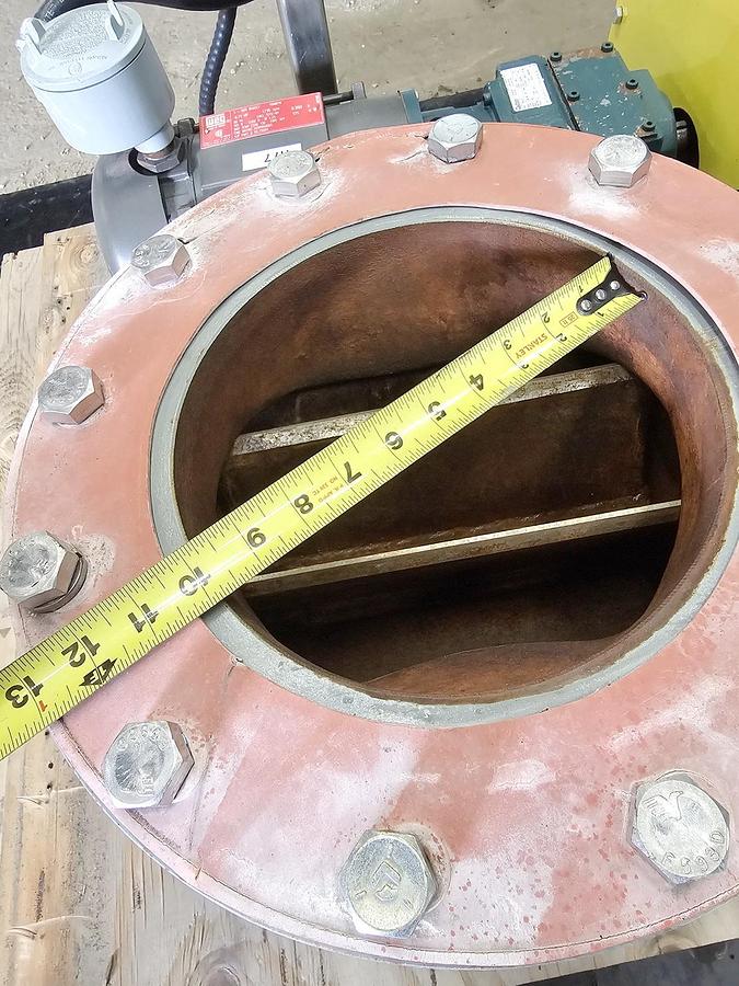 Used Used Rotary Air Lock Valve, 10" X 10"