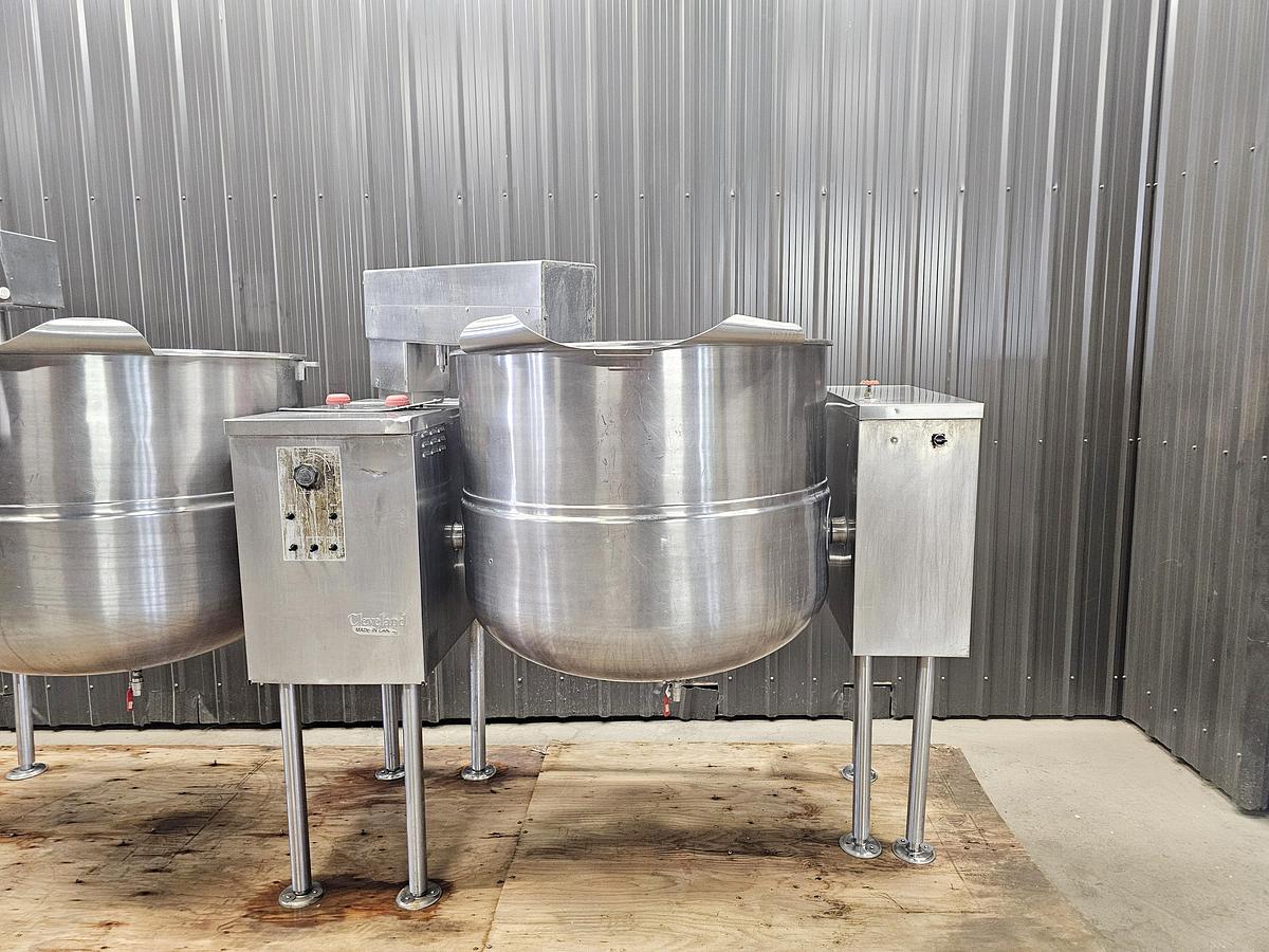 Used Pair of Vulcan kettles