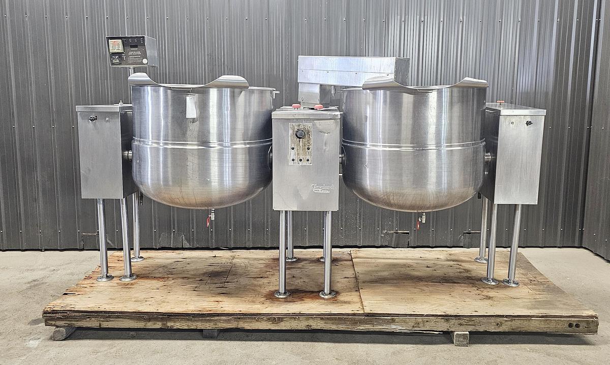 Used Pair of Vulcan kettles