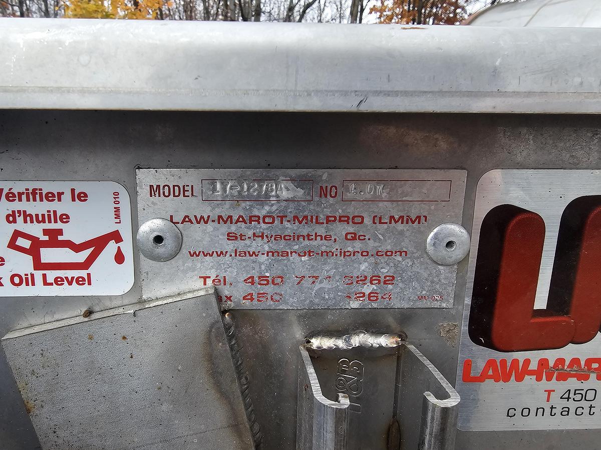 Used Used Law Marot Milpro screw conveyor, 10'' Wide x 360'' Long