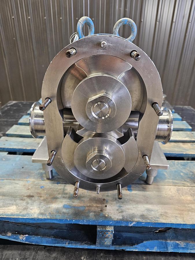 Used Used Waukesha Rotary Lobe Pump, Model 60, 3 HP