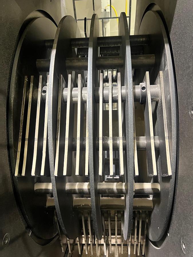 Used Used CPM Roskamp Champion 125 HP Hammermill, With Rotary Feeder