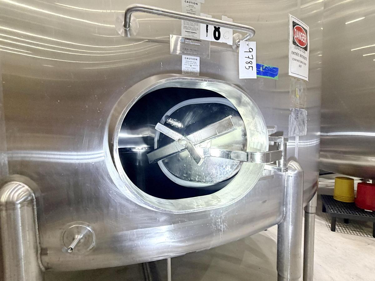 Used Used 14,000 Gallon Cherry-Burrell Tank, 304 Stainless Steel